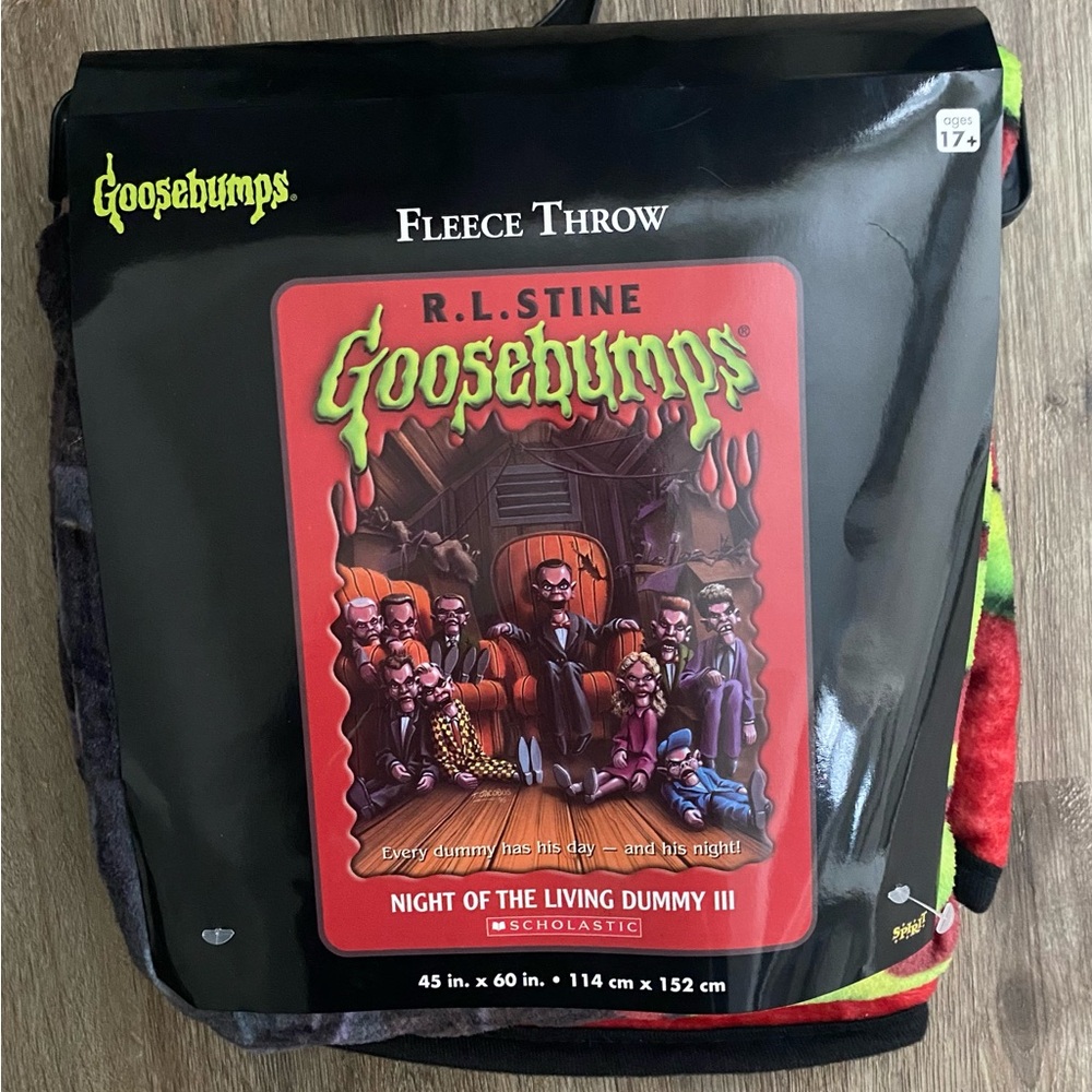 Goosebumps Scholastic Fleece Throw